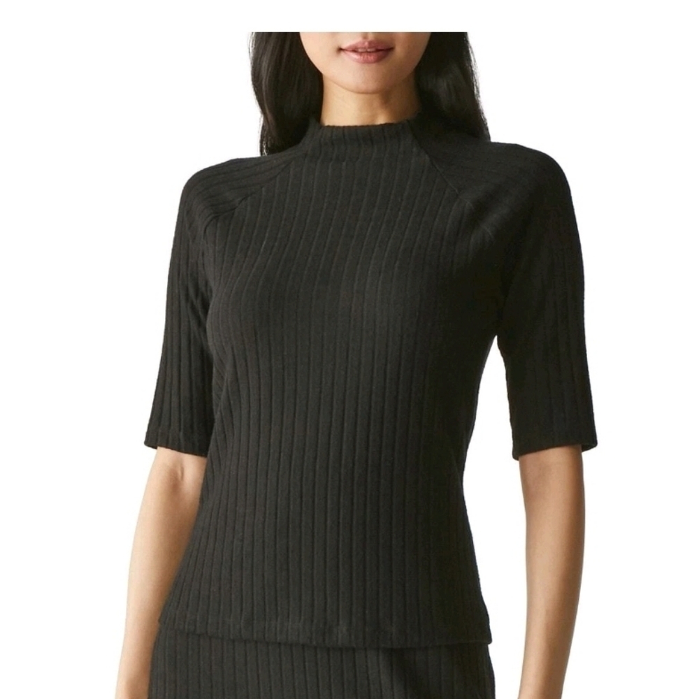 Michael Stars Nadine Mock Turtleneck Top